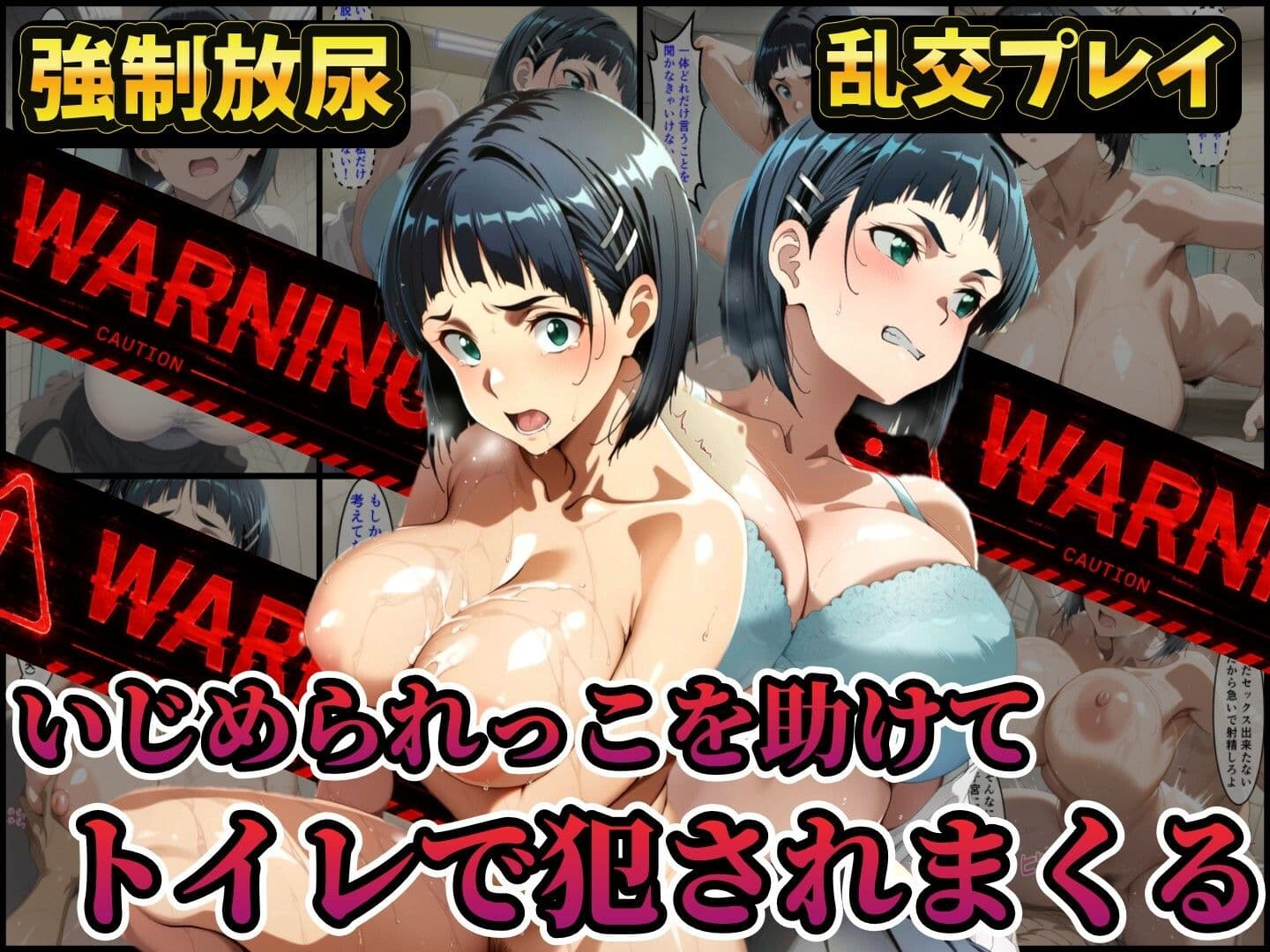 【レ○プ注意】ソードアートオンラインのヒロイン達が犯●れまくる  アスナ  シノン  結城京子 サンプル10