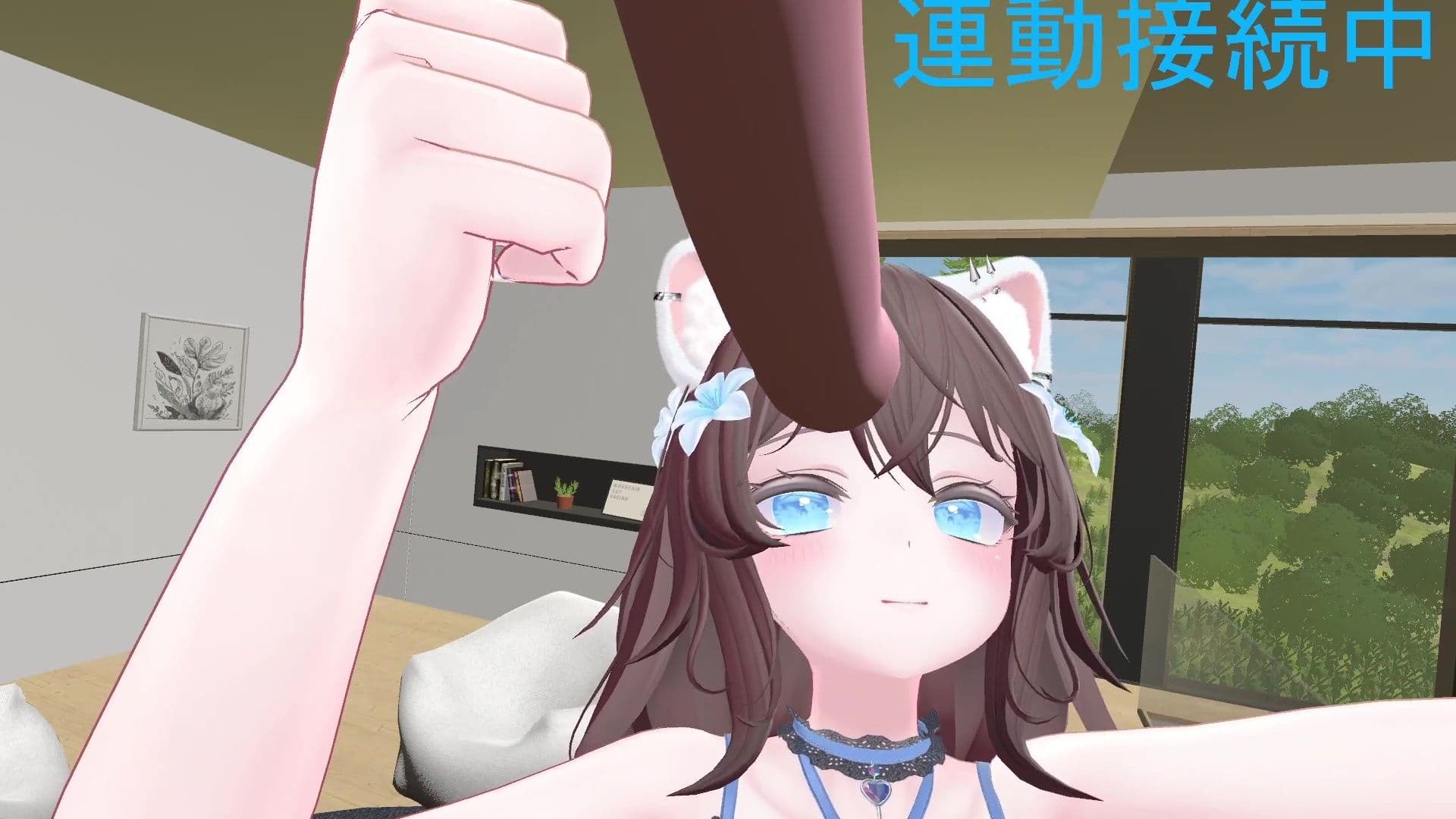 しれっと配信。連動おひるのちゅーにゃんまろ井栗まろん サンプル9