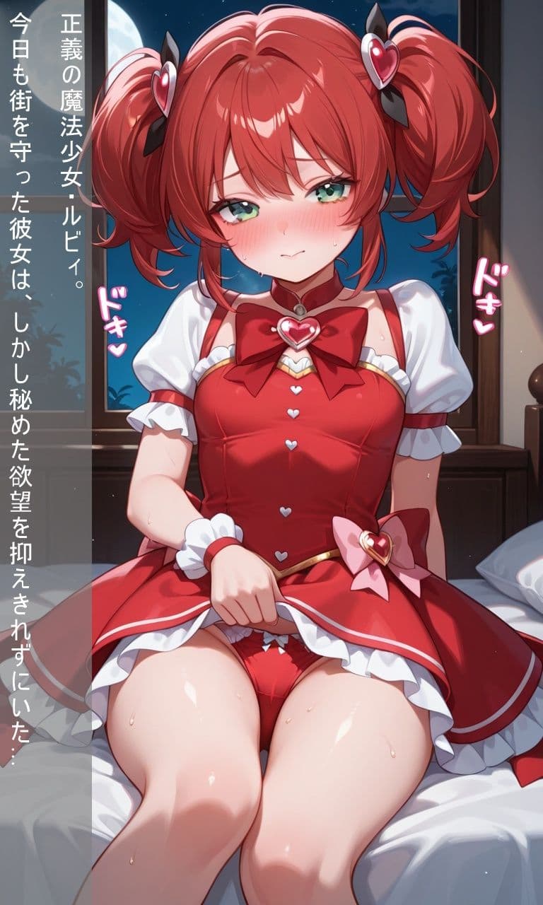 触手に堕ちた赤い髪の魔法少女 〜正義の終わりと快楽の始まり〜 サンプル1