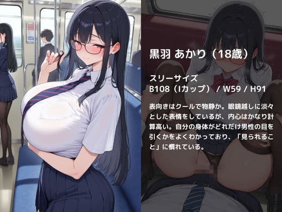 女子校生が乗ってしまった通勤電車の男達が全員痴●だったら サンプル2