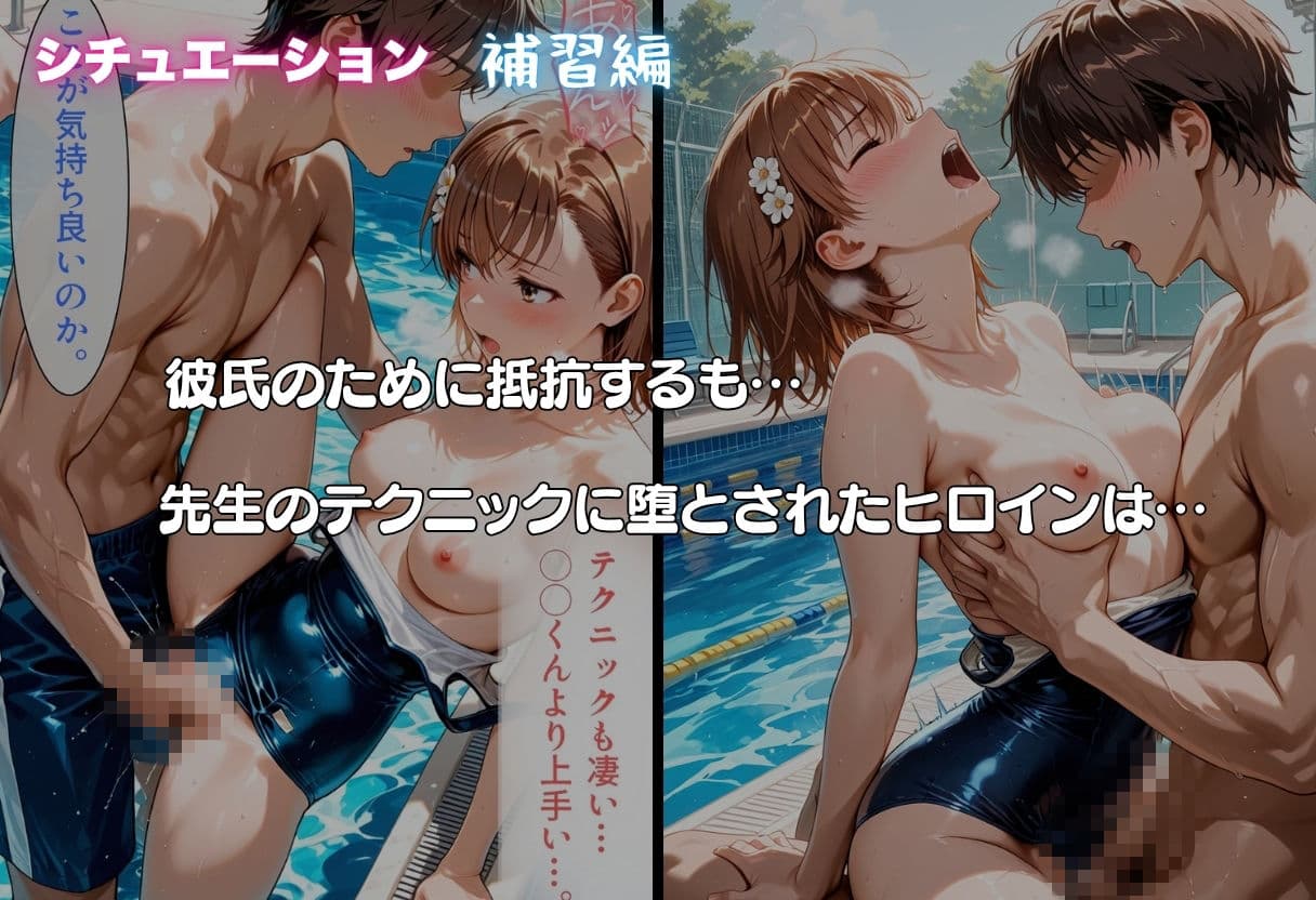 御坂◯琴が彼氏と甘エッチ直後、教師NTR中出しされ学園肉便器に堕ちた サンプル5