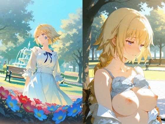 聖女の祈りは快楽に濡れる:公園でル〇ラーは初めて知る罪の味 サンプル1