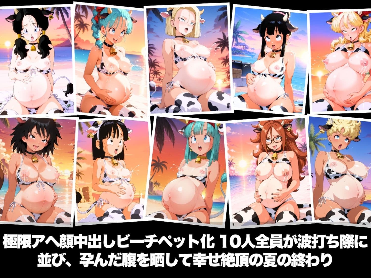 真夏の海辺で堕ちて 〜おじさんの虜になって妊娠するまで〜 ド●ゴンボール編 サンプル10