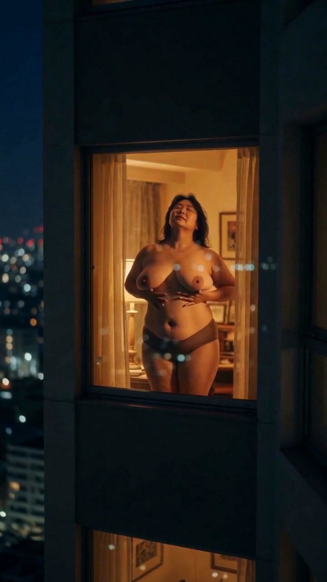 【AI動画】ブラ脱ぎムチムチ熟女4 サンプル4
