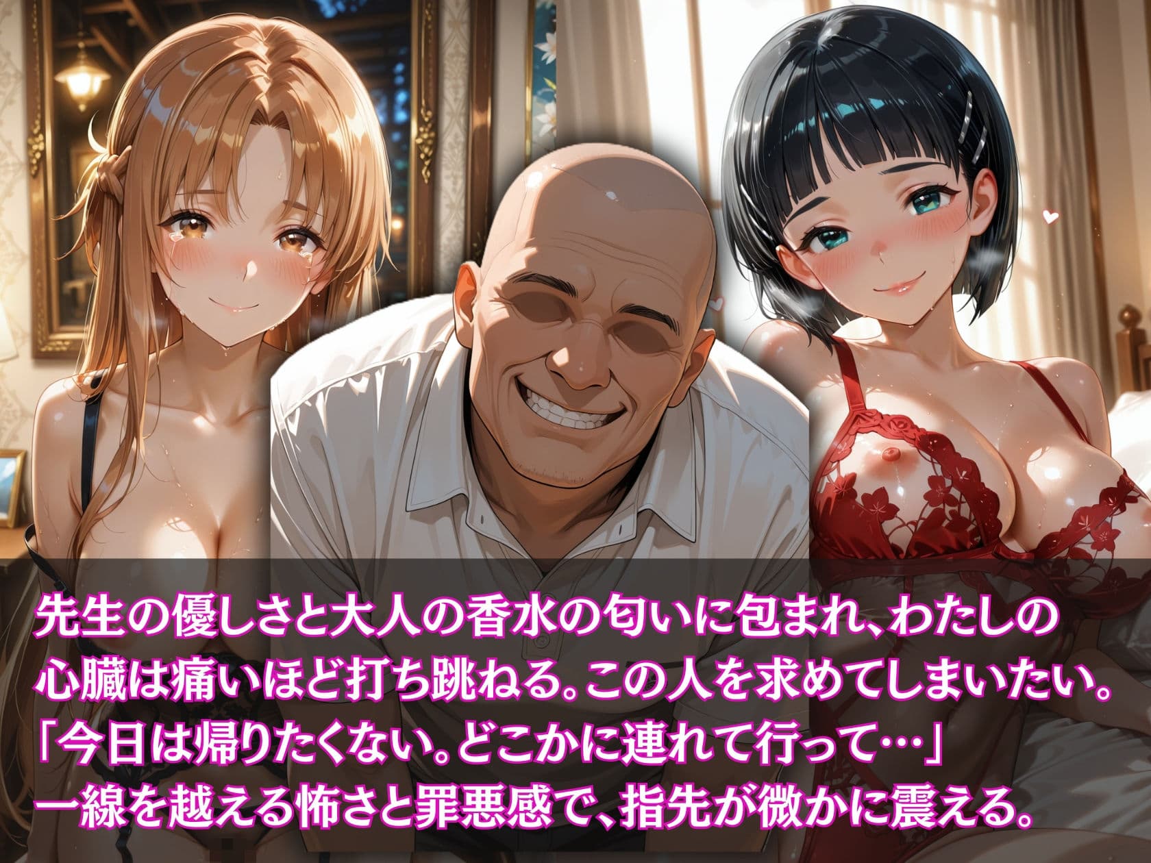 【実録】快楽堕ち 寝取られた隣のヒロイン -連続中出して理性崩壊-   明〇奈と〇葉の場合 サンプル4