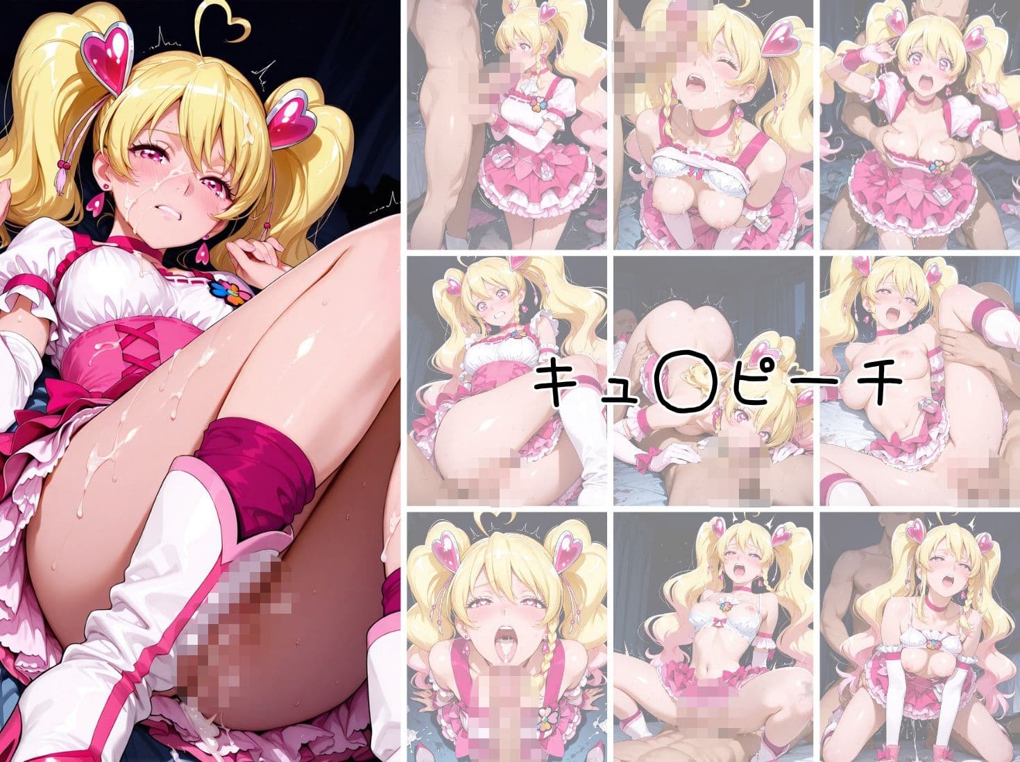 プ〇キュア拘束 敗北ファイル フ〇ッシュプ〇キュア編(キュ〇ベリー キュ〇ピーチ キュ〇パッション キュ〇パイン) サンプル3