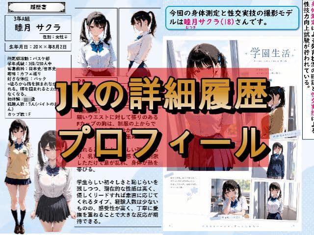 JKおっぱい測ってみた！！JK図鑑＆超実践性教育 サンプル2