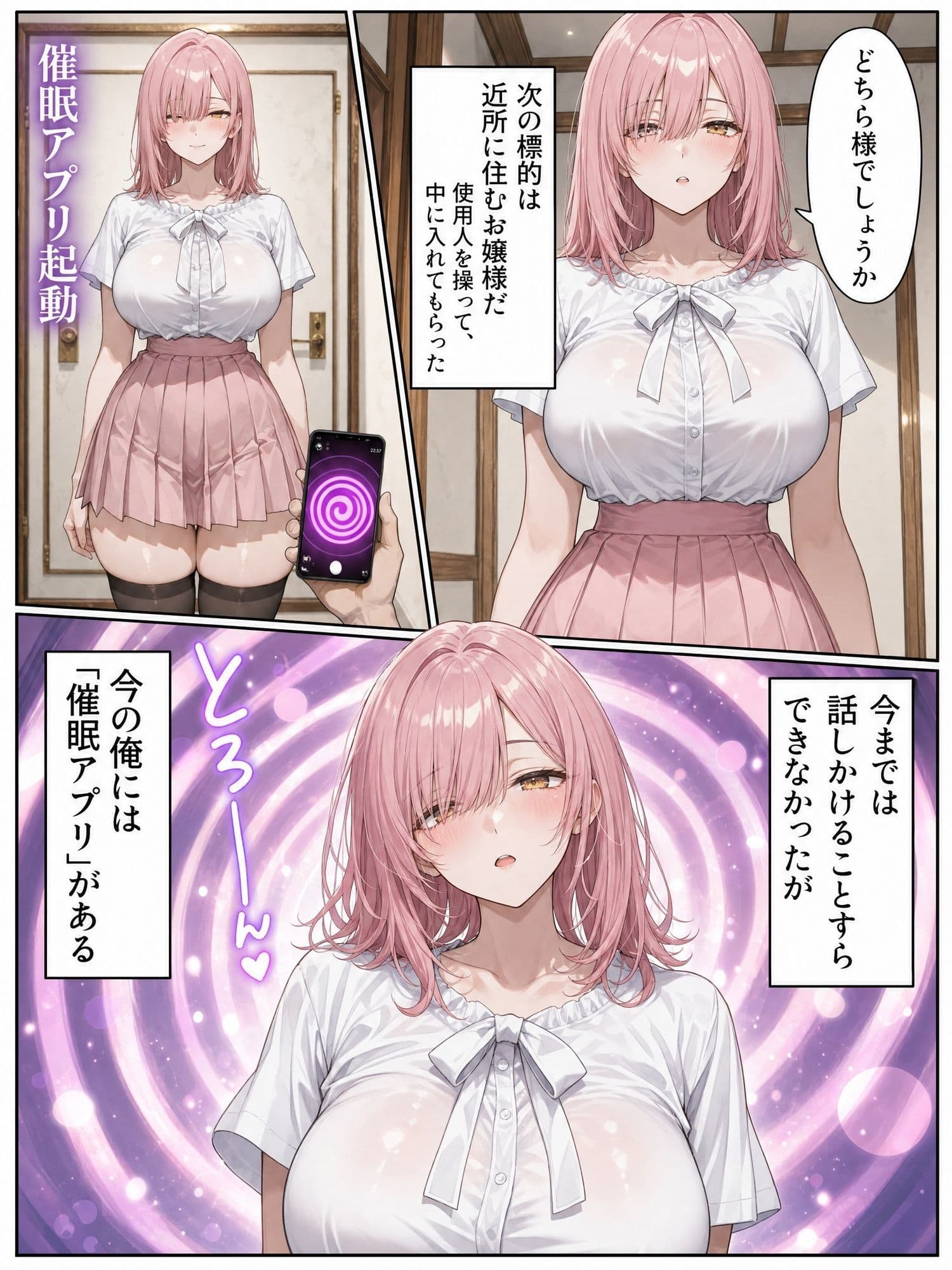 催●無双〜催●アプリの力でどんな女性も操り放題〜 サンプル4