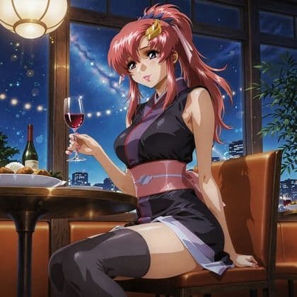 ラクス・〇ラインとキラ・〇マトのプライベートの夜デート サンプル2