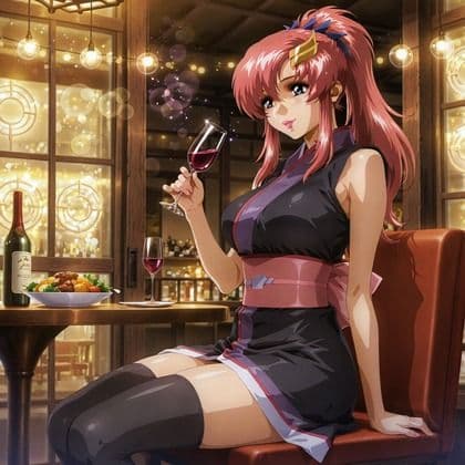 ラクス・〇ラインとキラ・〇マトのプライベートの夜デート サンプル3