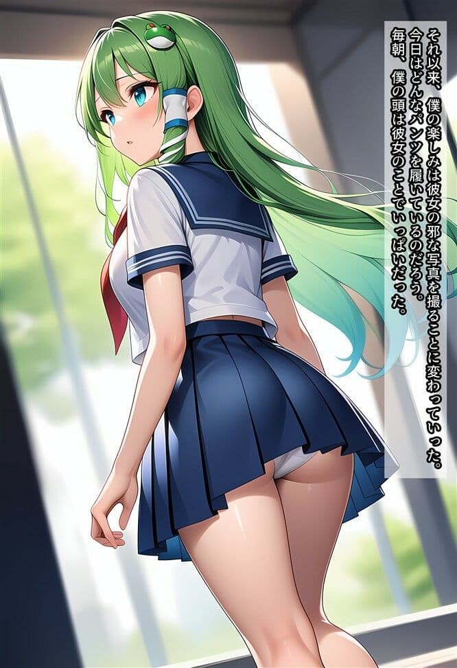 早苗ちゃんを盗撮したり痴○したりする話 サンプル2