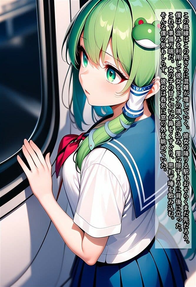 早苗ちゃんを盗撮したり痴○したりする話 サンプル3