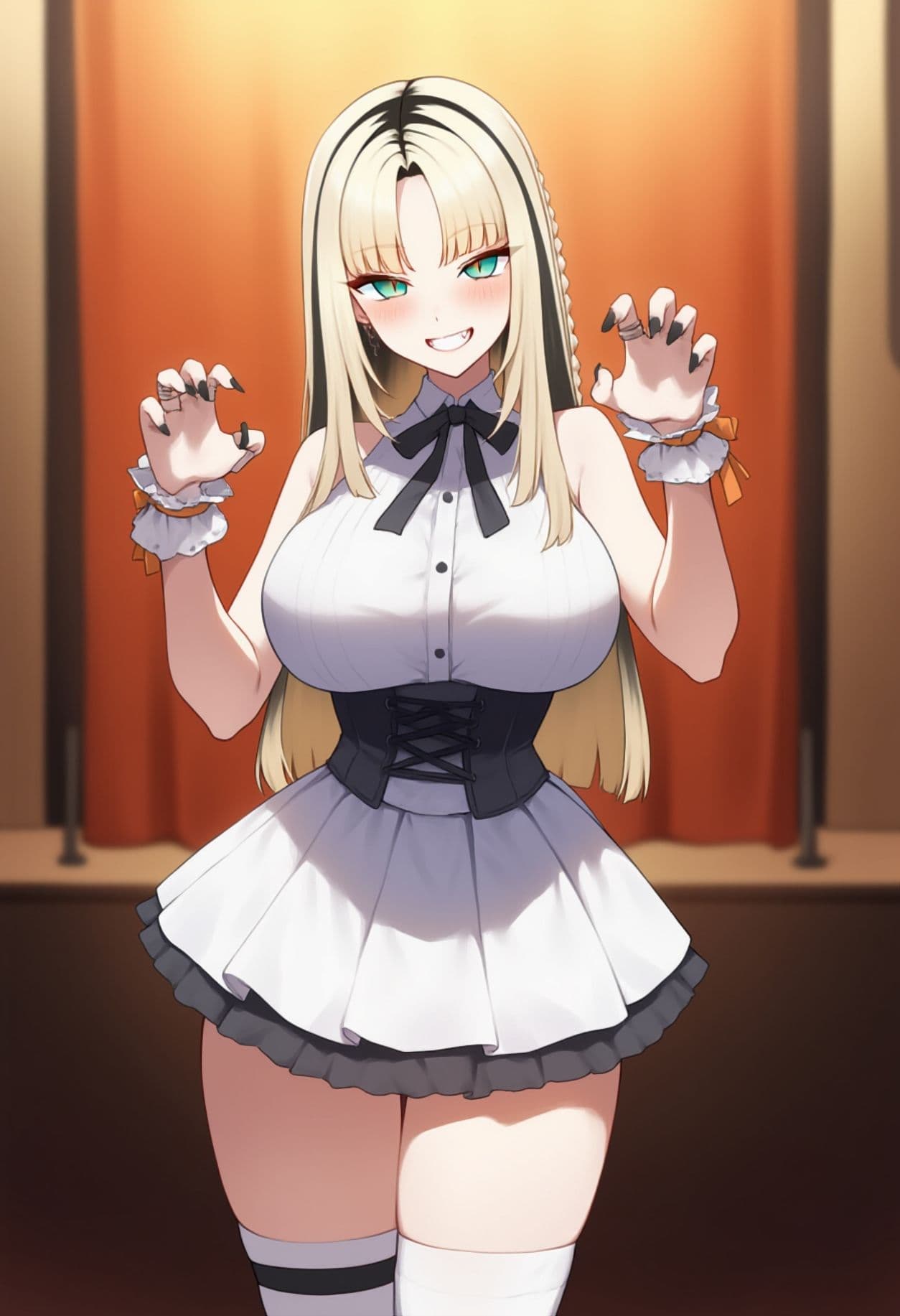 【買い切り版】バーチャル衣装故障で羞恥ニコ（English translation included） サンプル1