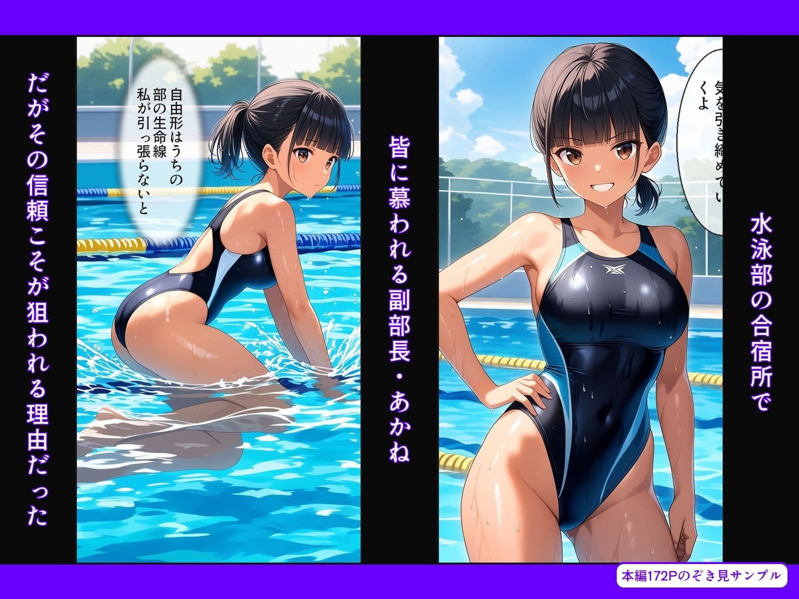 夏の合宿所で堕ちる副部長 〜汗ばむ肌と密着指導に抗えず、何度もイカされて完堕ち〜 サンプル1