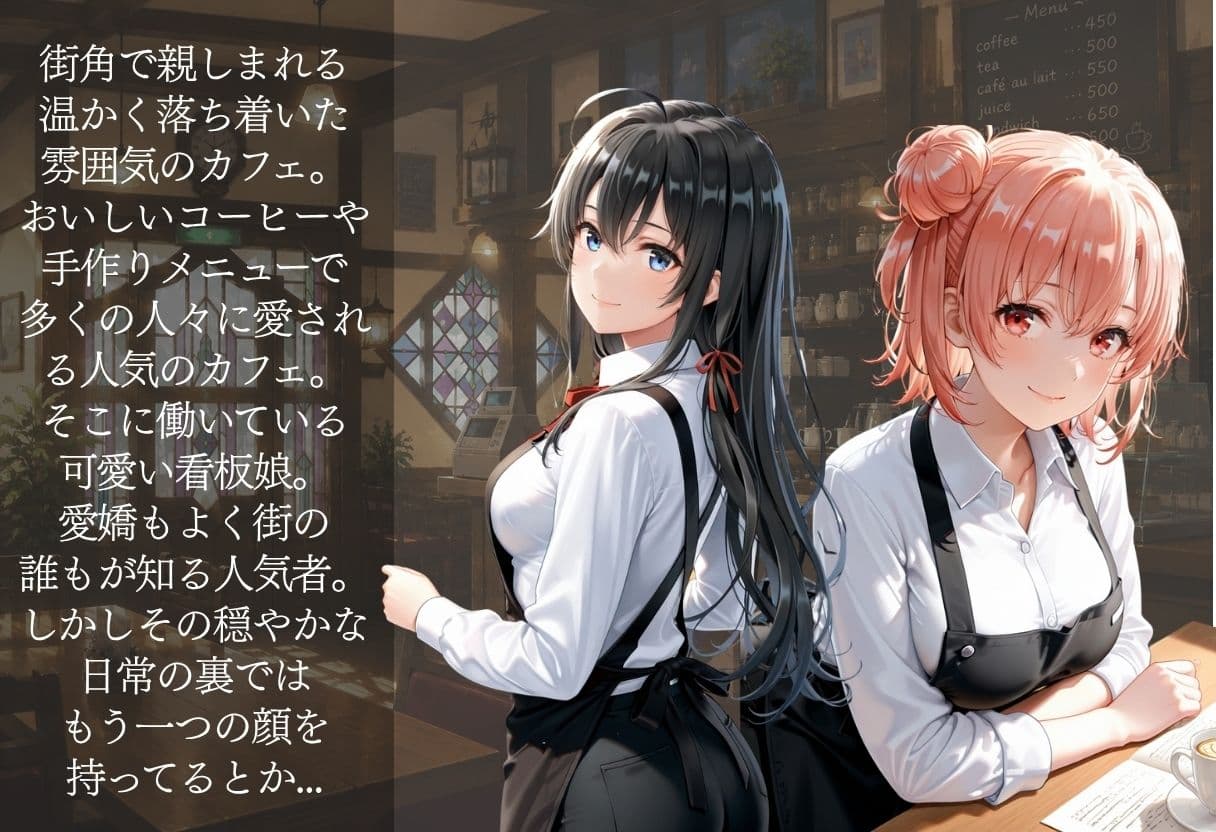 人気カフェの看板娘が実は裏では先輩達に寝取られまくっていた サンプル1