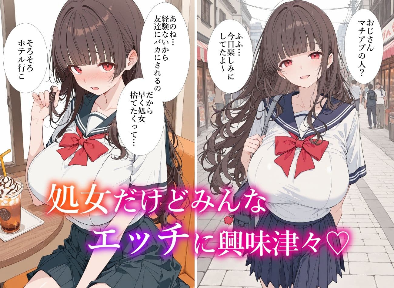 マチアプで出会った処女がセックス前提だったから中出ししまくった話 サンプル2
