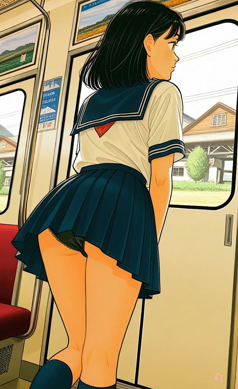 夏x田舎x女子○生！最高にエモい夏の風物詩に貴方の股間の風鈴もチリンチリンチンコリン♪【オリジナル】 サンプル4