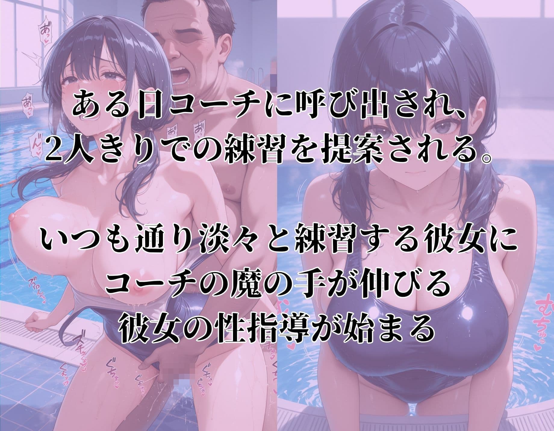 女子校生、教師の性指導〜真面目なスク水女子部員を調教し快楽堕ちさせて好き放題する〜 サンプル2