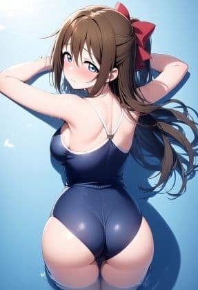 桜坂し〇く スク水H サンプル1