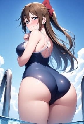 桜坂し〇く スク水H サンプル2