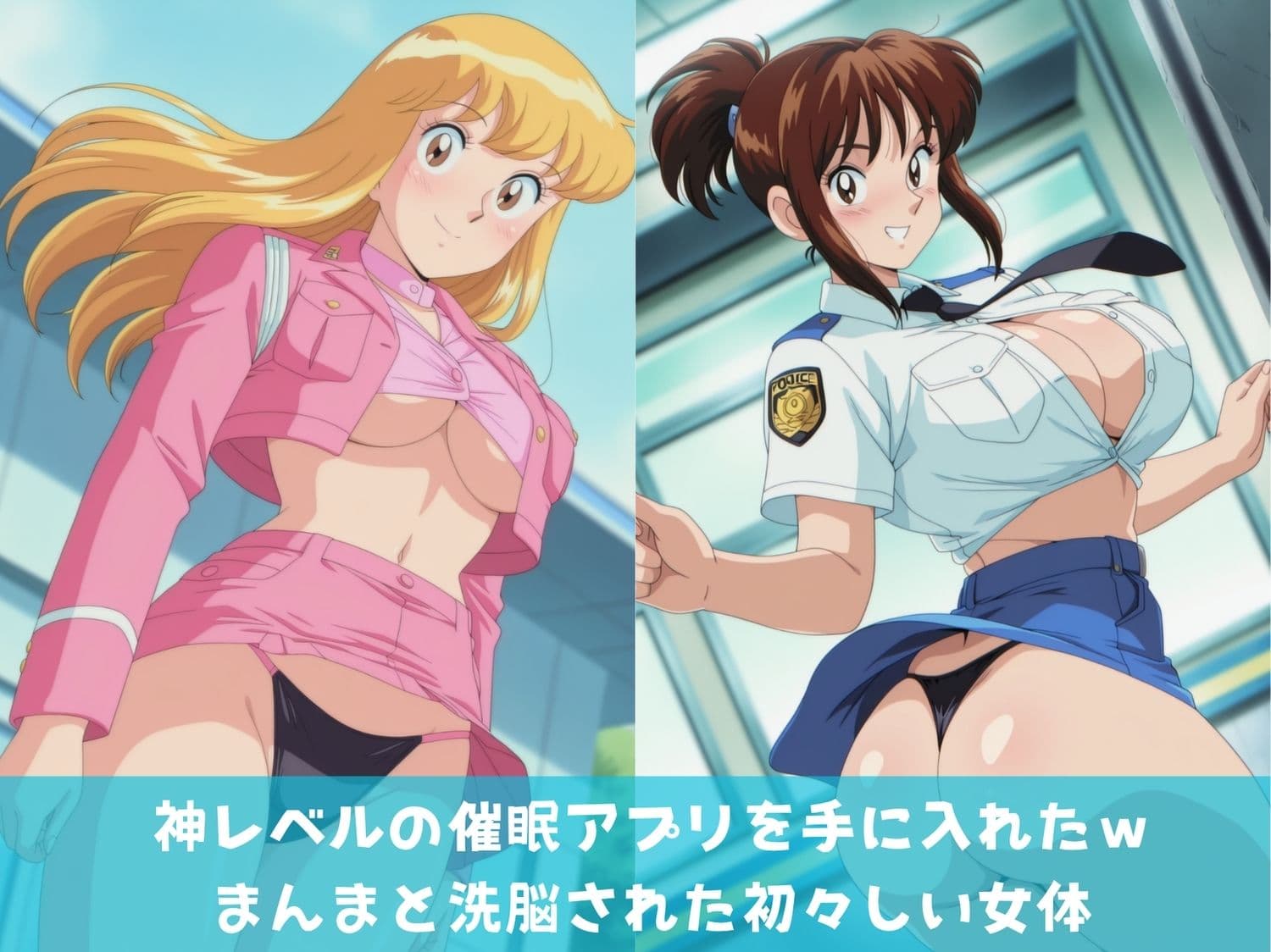 【寝取られ】神催●に狂う女体〜こちら葛●区亀有公園●派出所〜 サンプル1