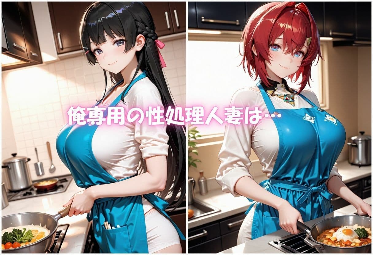 裸エプロン人妻は俺の性処理道具 〜旦那の知らないところで生ハメ中出し〜Vol.2 サンプル1