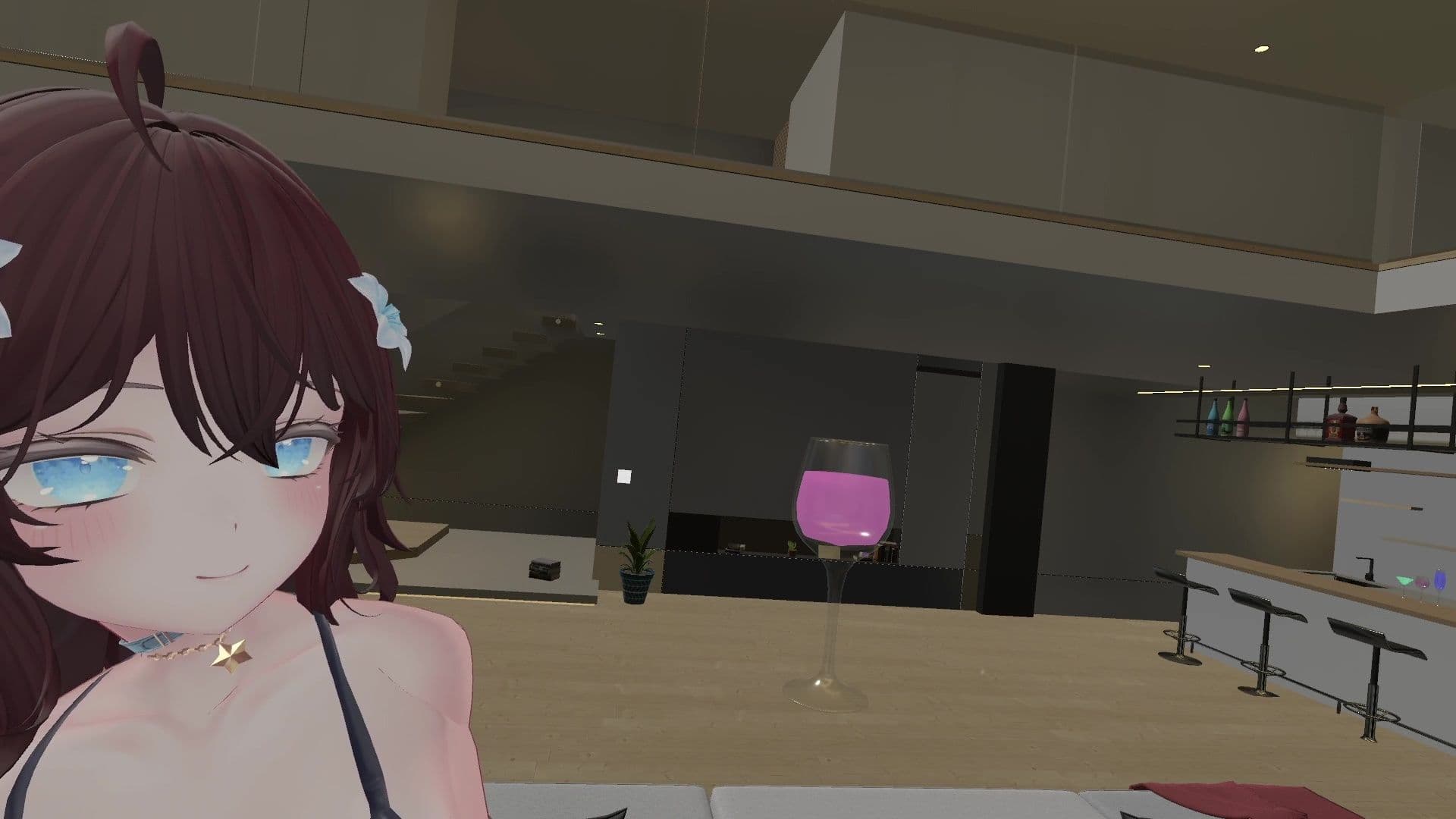 【ChilloutVR】連動フルトラ！100Pで10回スクワットしたよ！！井栗まろん サンプル1