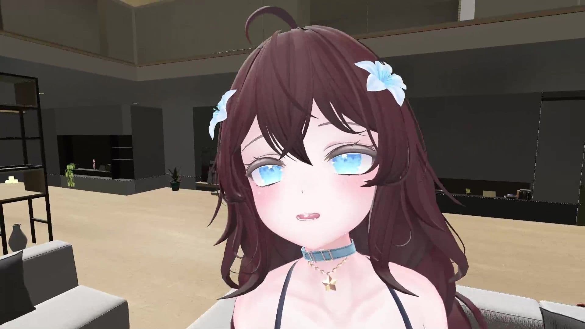 【ChilloutVR】連動フルトラ！100Pで10回スクワットしたよ！！井栗まろん サンプル5