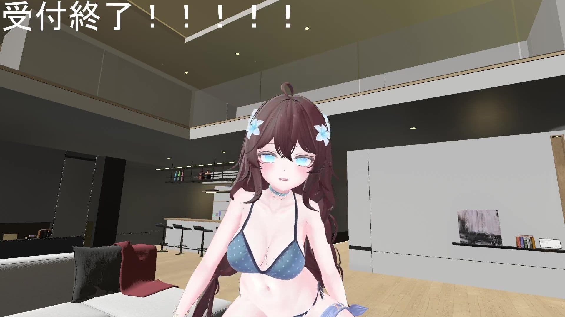 【ChilloutVR】連動フルトラ！100Pで10回スクワットしたよ！！井栗まろん サンプル9