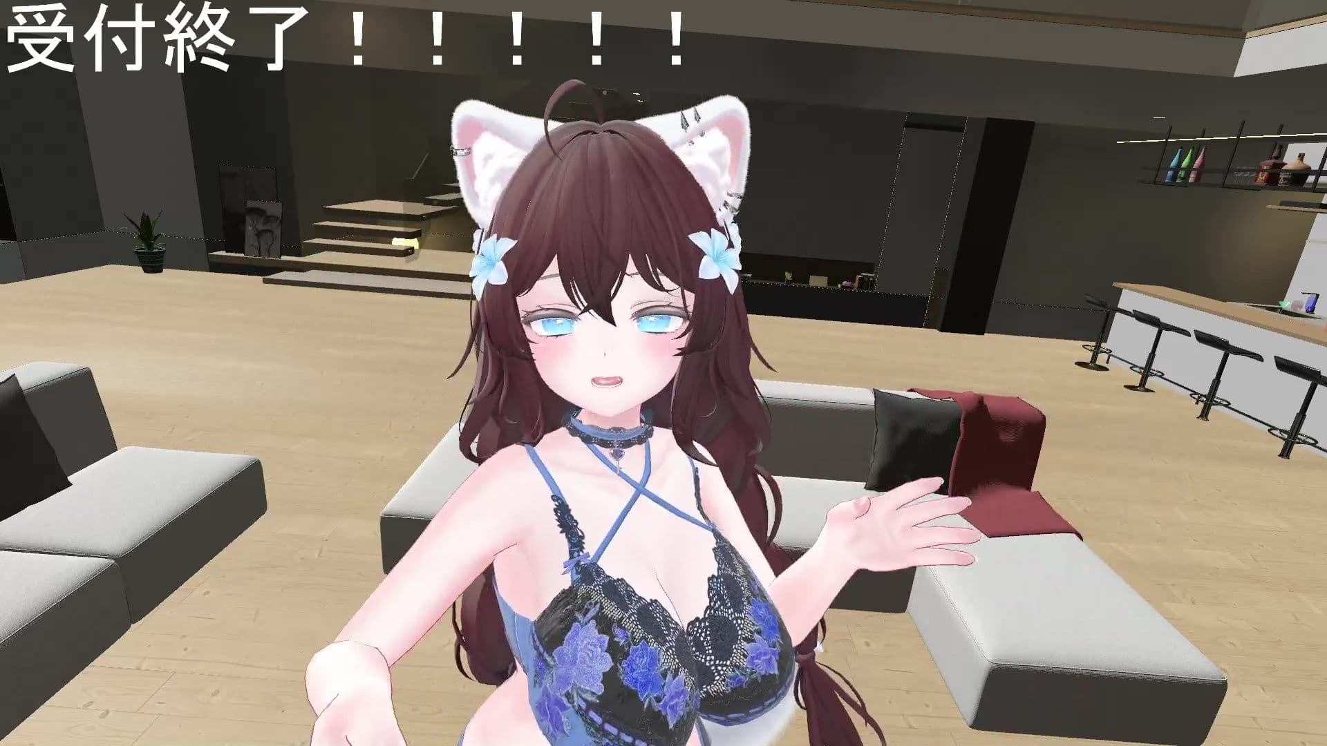 【ChilloutVR】連動フルトラ！100Pで10回スクワットしたよ！！井栗まろん サンプル10