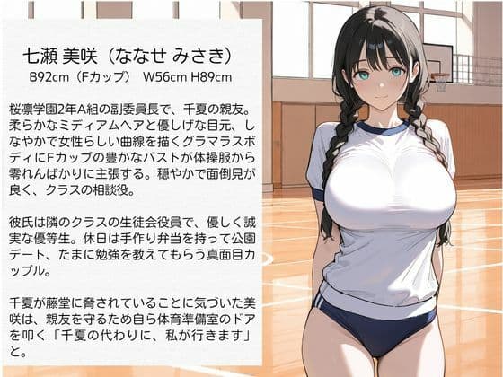 教師にNTRされた学園アイドルJ〇 ブルマ編 体操服 サンプル2