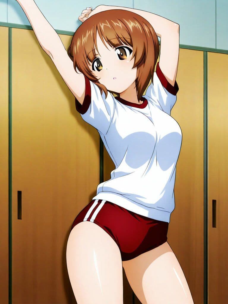 西住美穂ブルマコスプレ 130枚 サンプル10