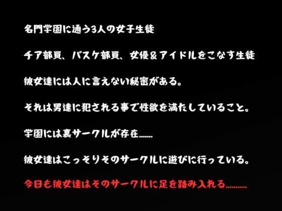 裏サークル 〜皆の童れ  あの娘達は犯●れる事で性欲を満たしてる？〜 サンプル2
