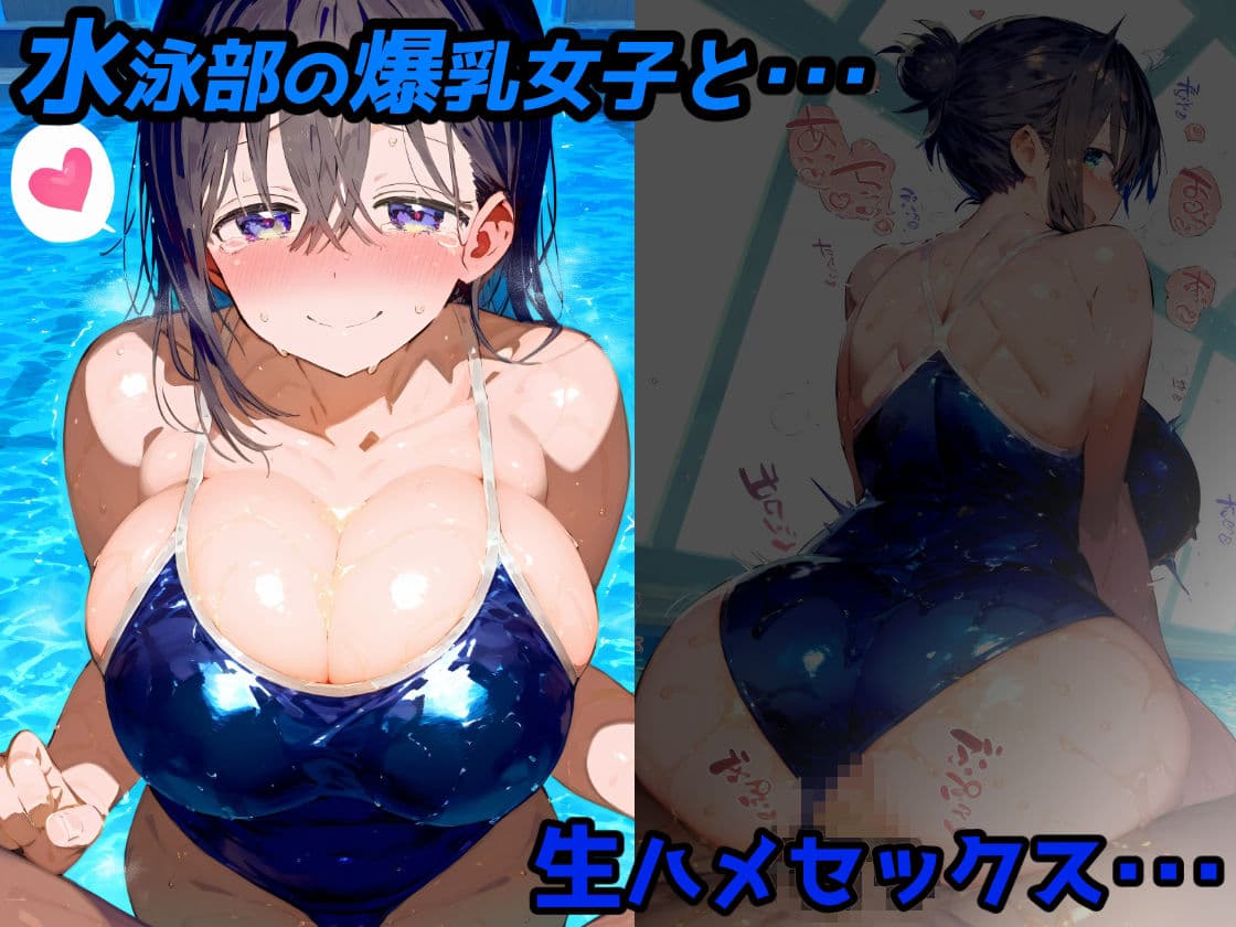 催〇媚薬プール！女子大水泳部でスク水セックスで本気のアヘ顔アクメ！【CG集500枚】 サンプル1