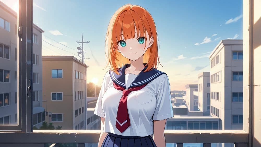 爆乳オレンジ黒髪水泳部が新人コーチと個別レッスン契約【4K】 サンプル2