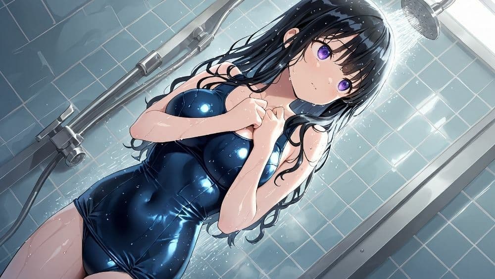 爆乳オレンジ黒髪水泳部が新人コーチと個別レッスン契約【4K】 サンプル7