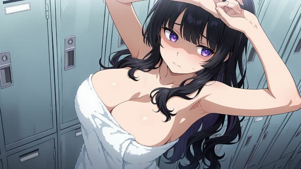爆乳オレンジ黒髪水泳部が新人コーチと個別レッスン契約【4K】 サンプル9