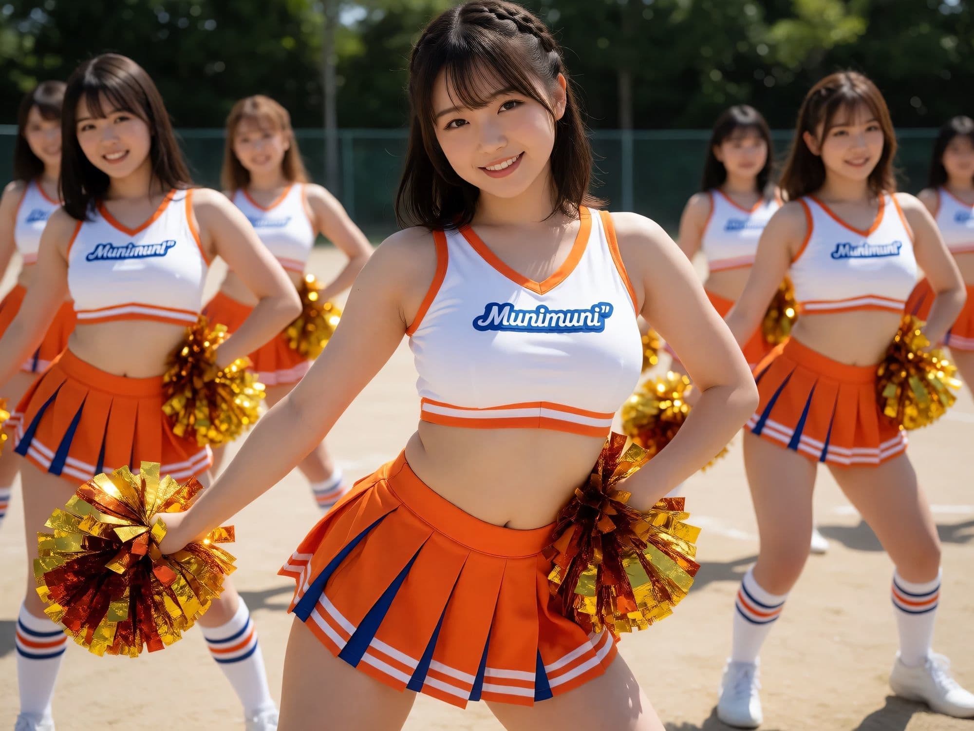 巨乳チア部の生ハメ記録 サンプル1