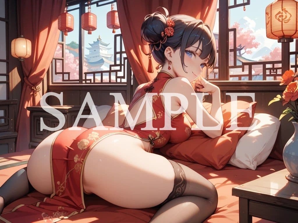 【豪華500枚セット】Cheongsam サンプル1