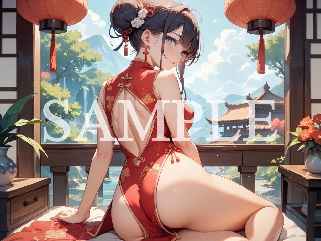 【豪華500枚セット】Cheongsam サンプル4