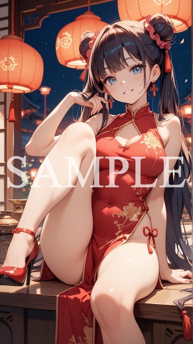 【豪華500枚セット】Cheongsam サンプル6