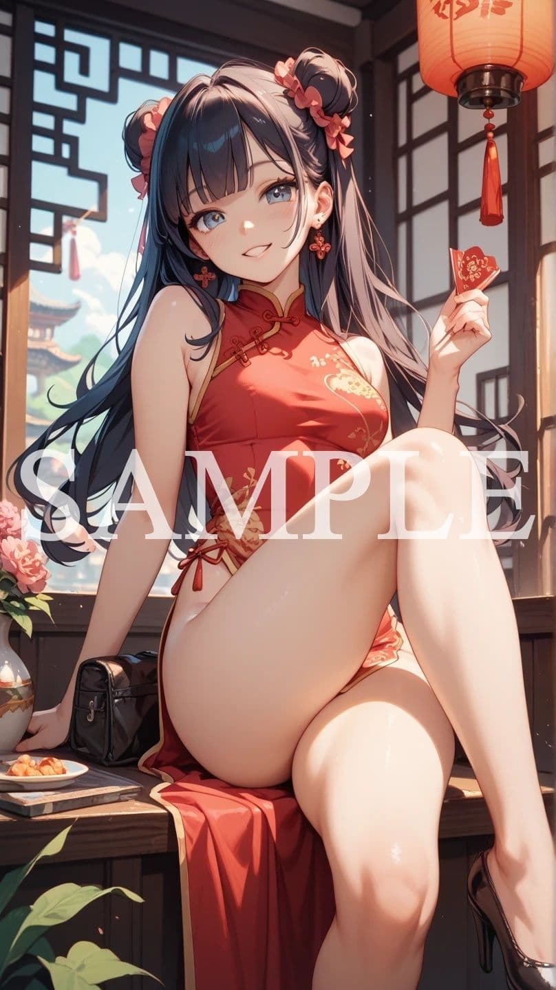 【豪華500枚セット】Cheongsam サンプル8
