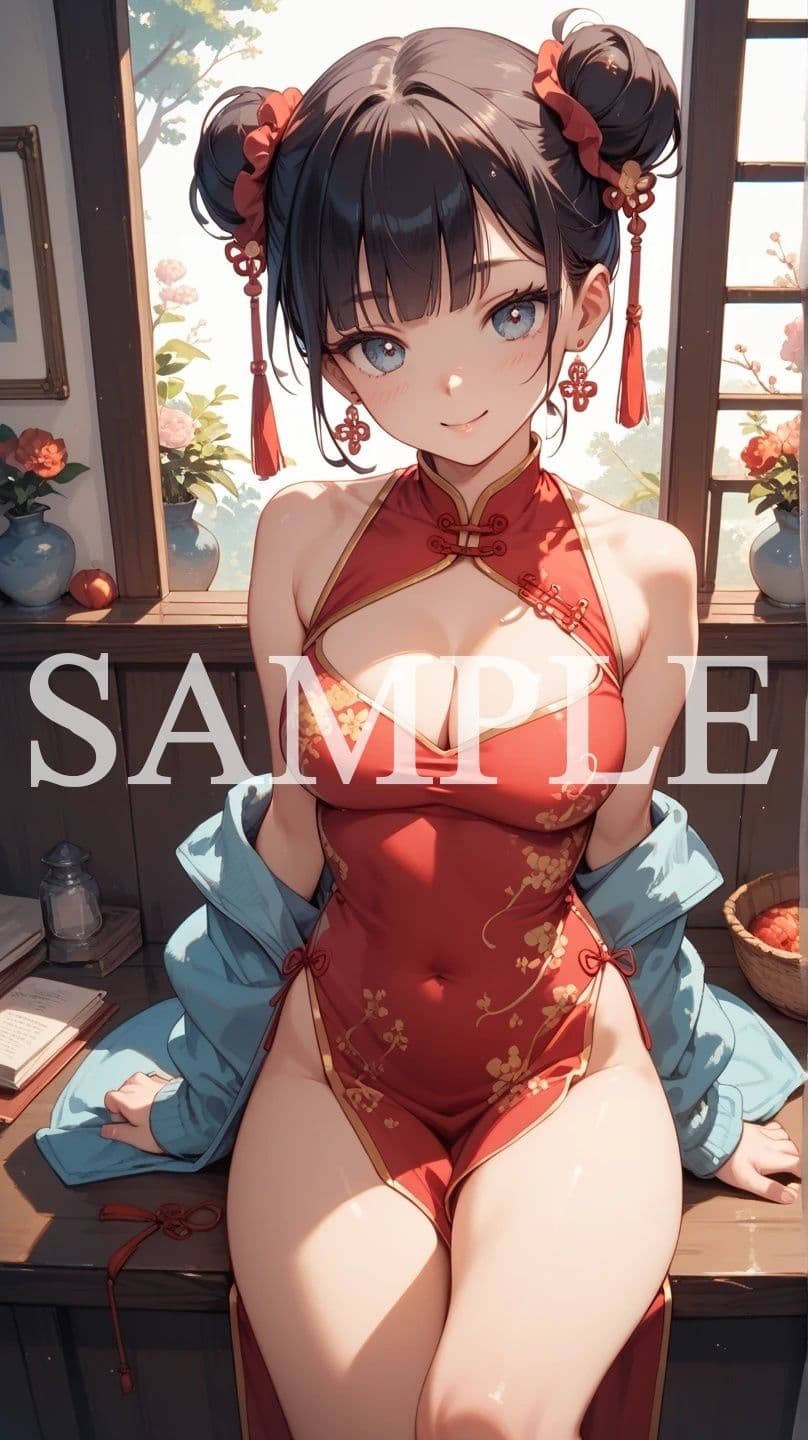 【豪華500枚セット】Cheongsam サンプル9