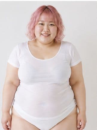 ぽっちゃり・おでぶがひたすらTシャツを脱ぐ動画 サンプル2