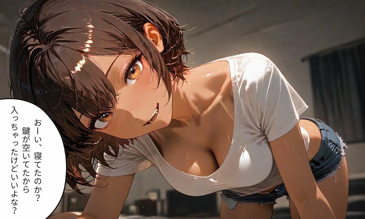 私にゲームで勝てると思ってんの？ 〜褐色ボーイッシュ幼馴染への分からせ罰ゲーム〜 サンプル1