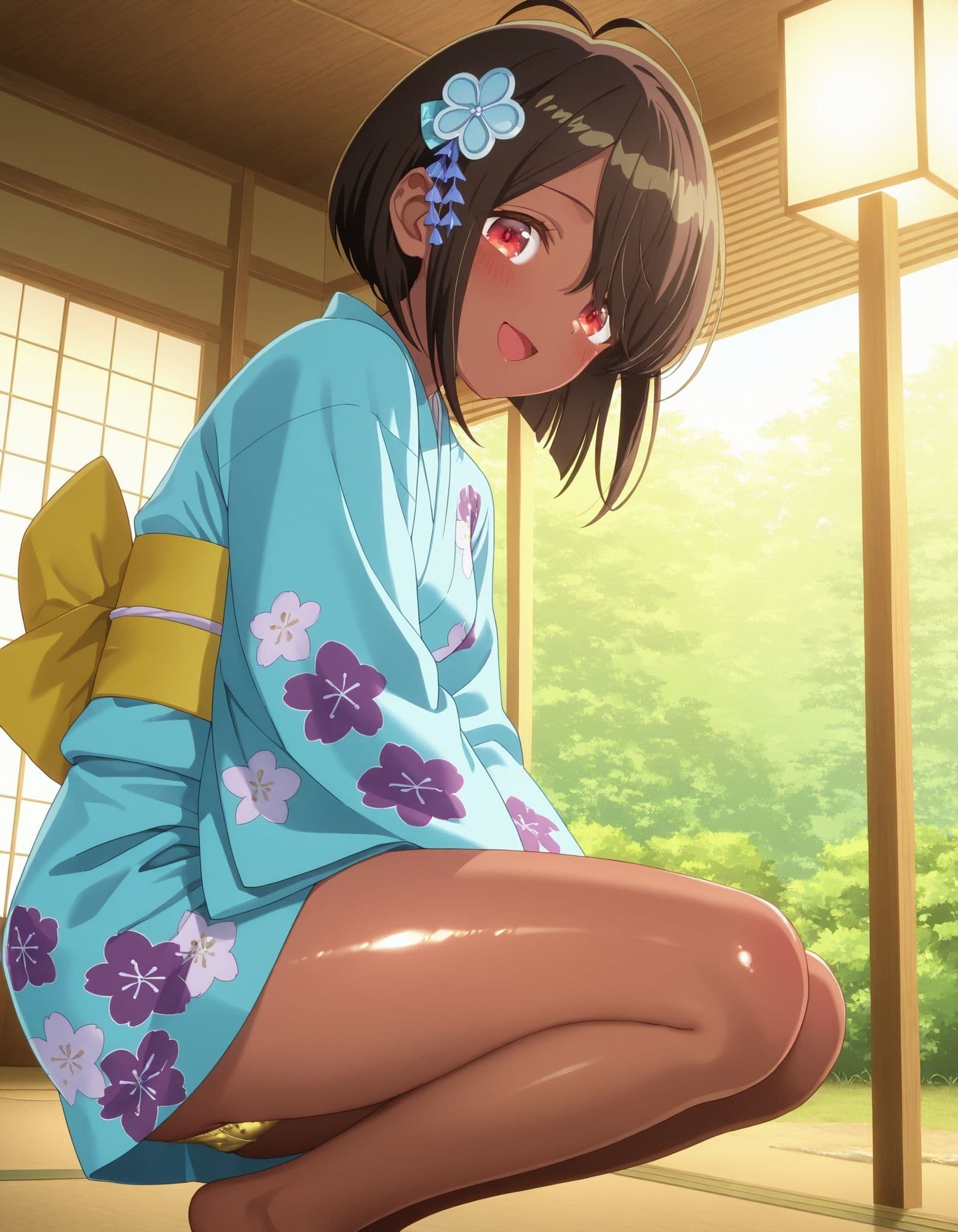 浴衣でパンチラ サンプル5
