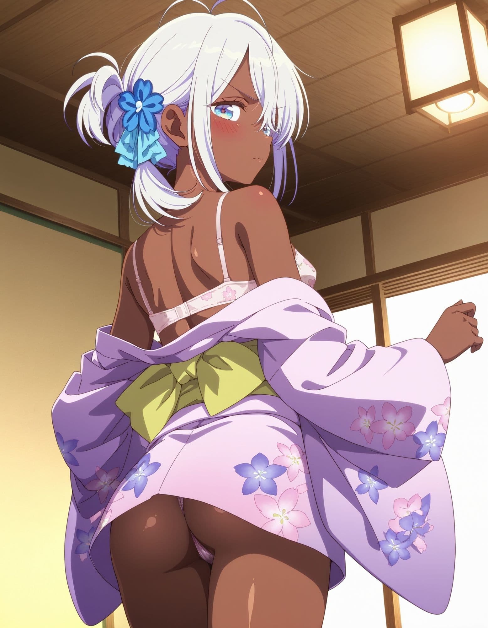 浴衣でパンチラ サンプル6
