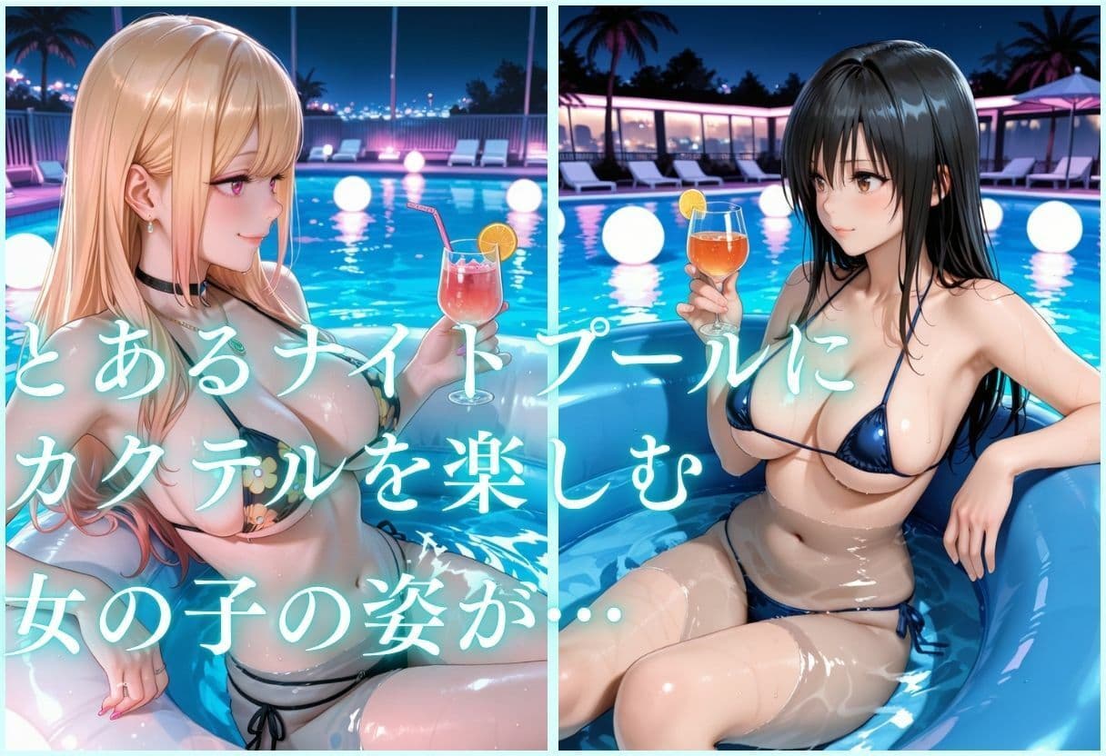 ナイトプールで犯●れ快楽堕ち vol.1 サンプル1