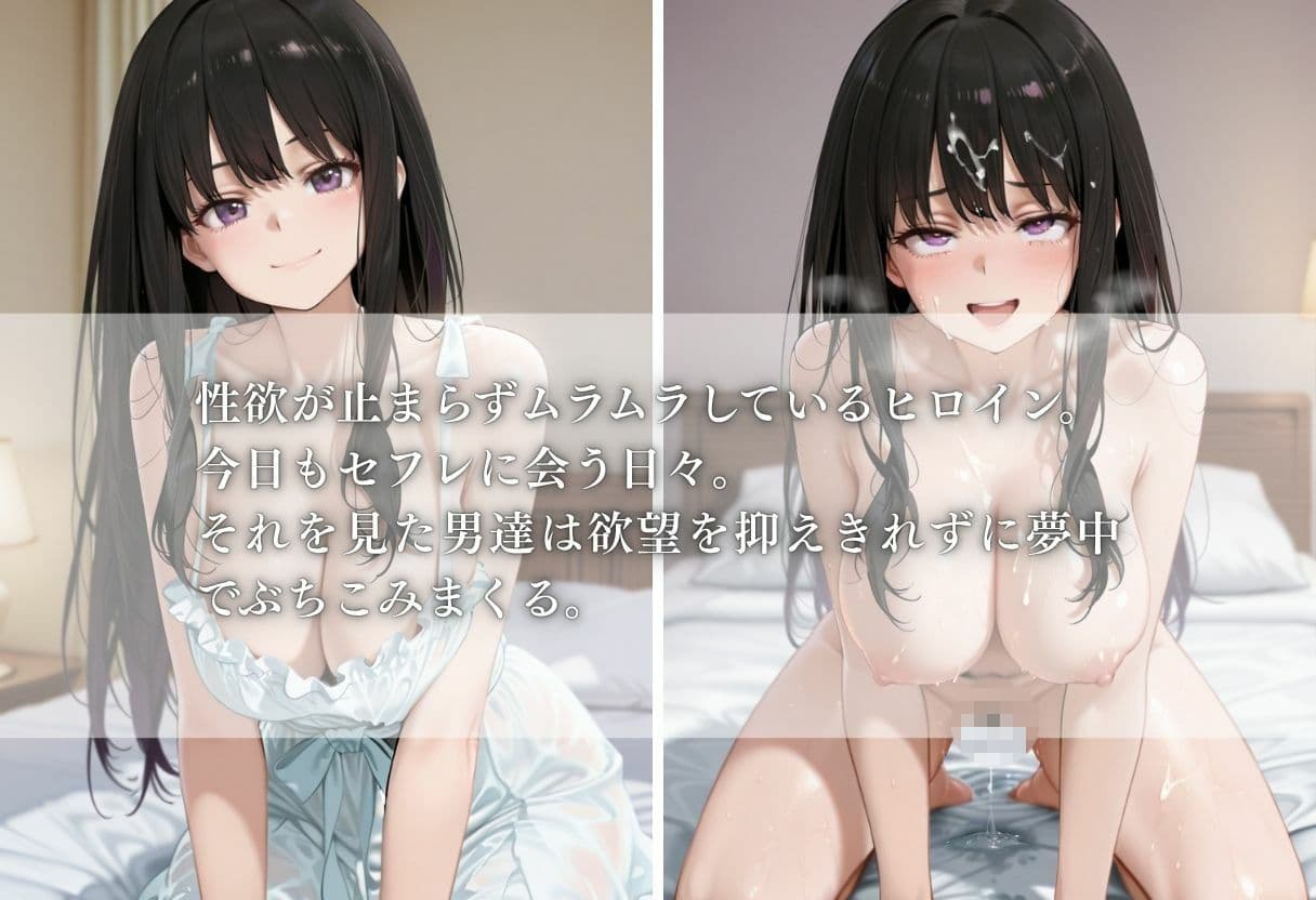 【清楚系ヒロイン】性欲が強すぎるヒロインがセフレと過ごす1日。vol.10 サンプル1