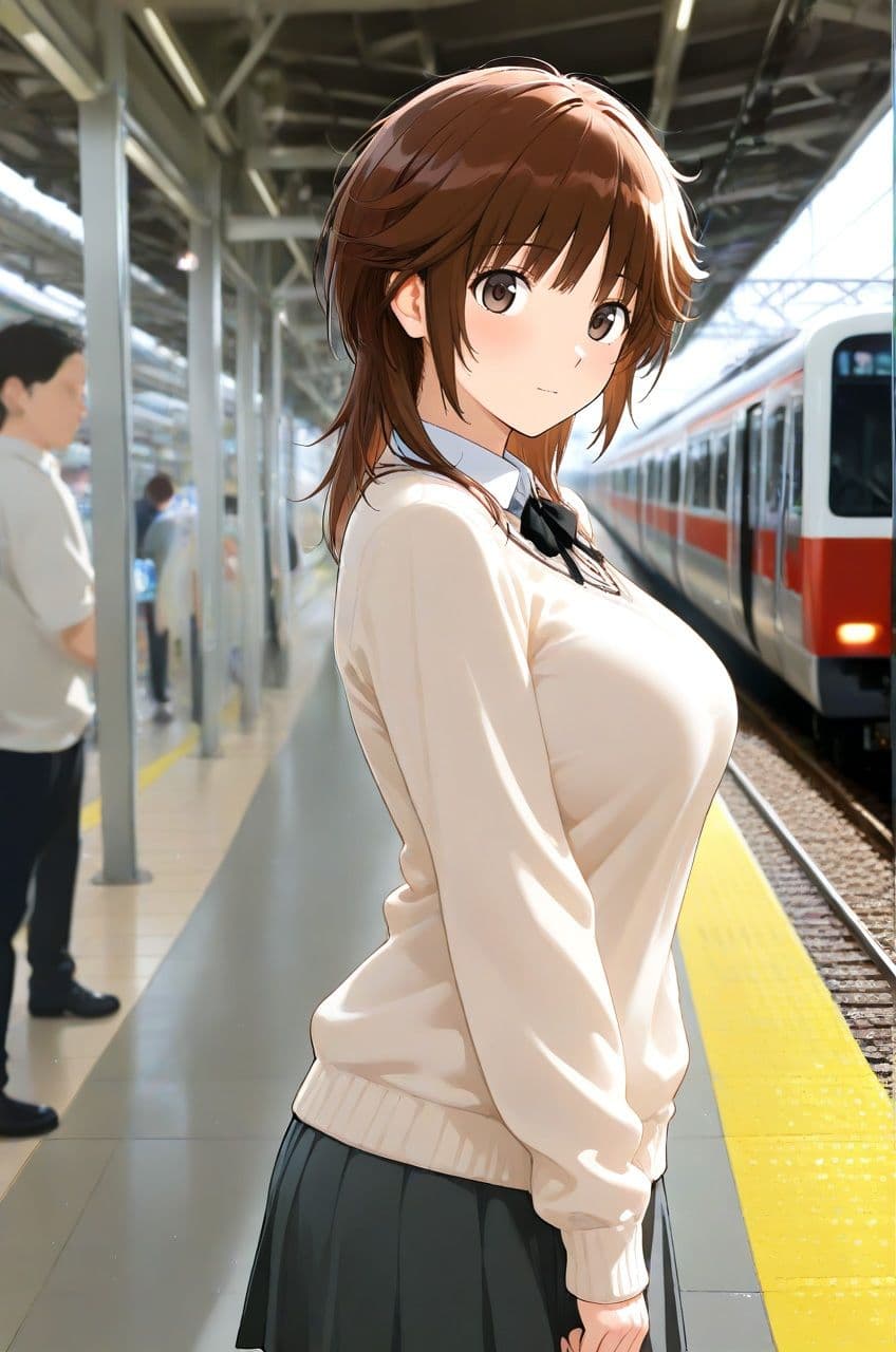 レ●プ専用電車に乗ってしまった梨穂子 前編 サンプル1